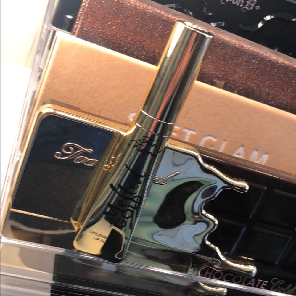 NWOB Too Fced melted gold liquefied gold lipgloss